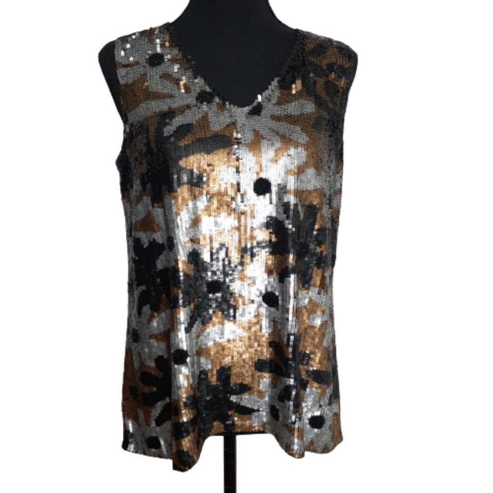 😍Kay Celine Sequined Tank